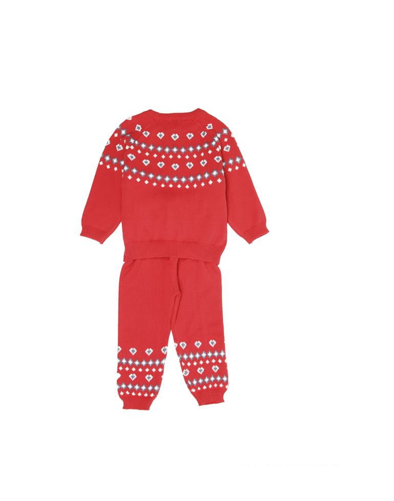 Porto Bello Baby Girl's Casual Winter Wear Pullover & Trouser Set